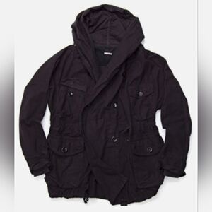 NWOT VTG KAPITAL Katsuragi Ring Coat Black Japan New Without Tags M ( L ) size